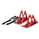 thumbnail image 5 of Trineo de nieve DYNWAVEMX Tobogán Esquí Bicicleta Deportes con correas Rojo, 5 of 7