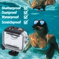 thumbnail image 3 of Underwater Case for  Go 3S, Go 3, Underwater Dive Housing with Bracket, 196ft Protective Housing Shell for Go 3S Action Camera, 3 of 7