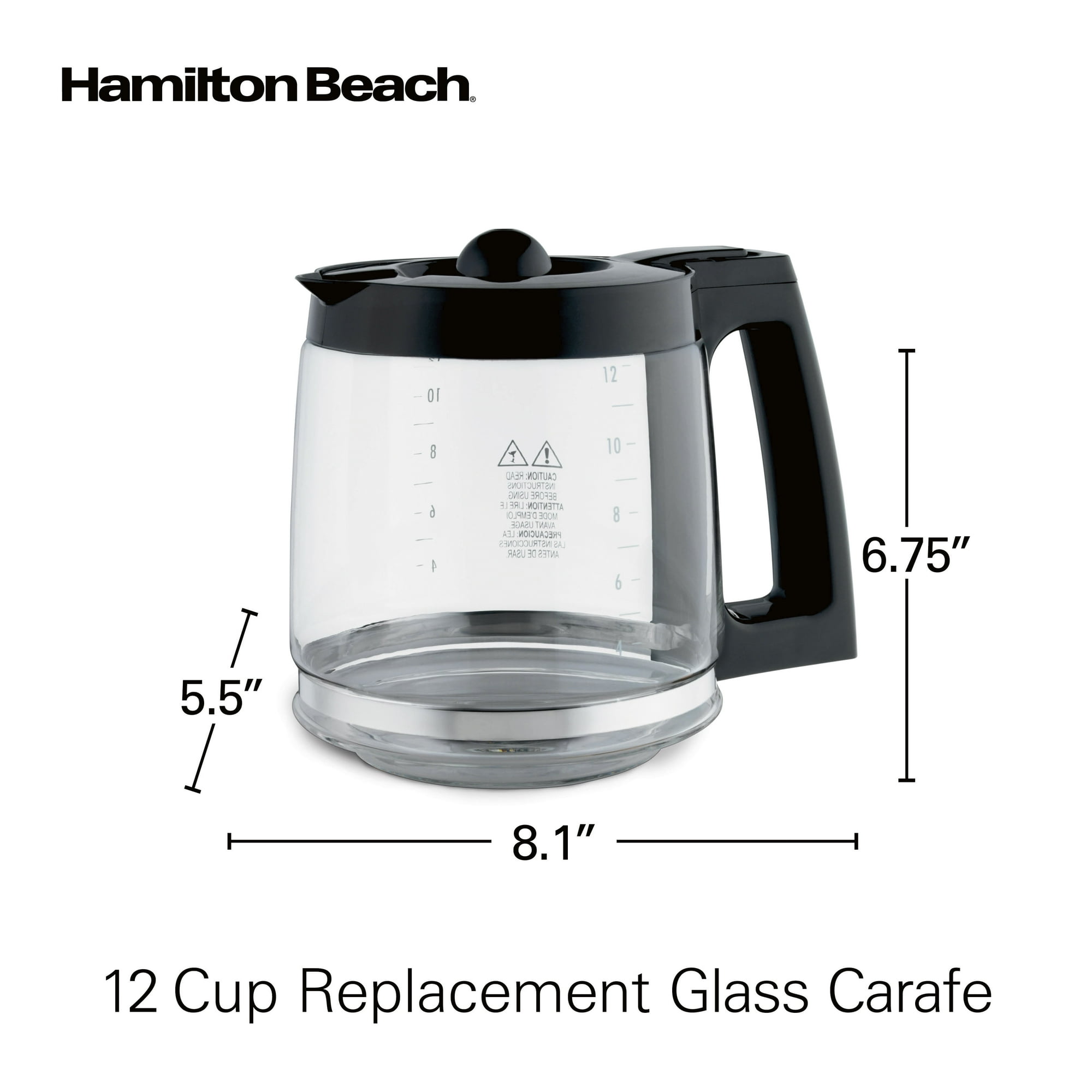 Hamilton beach 12 cup replacement carafe hotsell