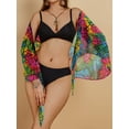 thumbnail image 6 of Bsubseach Fashion Women Sarong Swimsuit Coverups Short Bikini Wraps Sheer Pareo Beach Bathing Suit Cover Up Summer Outfits, 6 of 6