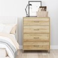 thumbnail image 2 of RealRooms Rapton 4 Drawer Dresser, Natural, 2 of 9