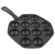 thumbnail image 4 of 1 molde para hornear takoyaki, duradero, para huevos de codorniz (negro), 4 of 7