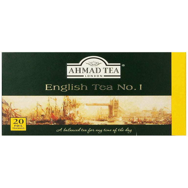 Ahmad English Tea No. 1 - 20 Foil Tea Bags 1.4 oz. –