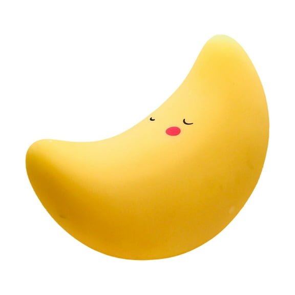 Cute Moon Night Light - Soft Bedroom Mood Light for Children, Perfect Bedside Companion for a Cozy Sleep Environment