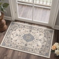 thumbnail image 2 of KUETH 2X3 Vintage Area Rugs Machine Washable Rugs for Living Room, Non Slip Flat Pile Rug with Rubber Backing, Boho Rug for Entryway Bedroom Dining Room Home Office, 2 of 11