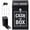 Black, variant on Metal Cash Box for Farm Stand Wall Mounted Cash Money Box with Lock & Slot 10.24" x 5.7" x 2.95"