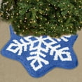 thumbnail image 4 of Extra Large Snowflake Rug Mat 31x31 Inch Non-Slip Floor Cushion Christmas Decor Holiday Home Gift Washable, 4 of 6
