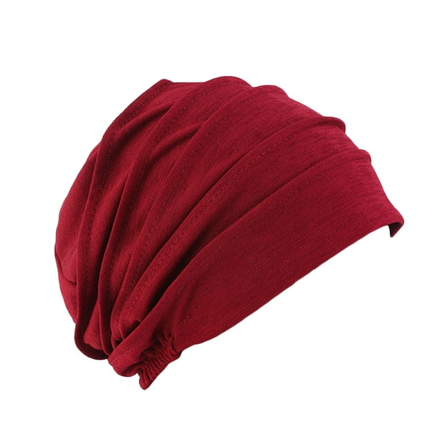Sombreros elásticos de pila Sonducket turbante clásico ajustable Color rojo