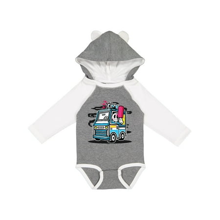 

Inktastic Ice Cream Truck Gift Baby Boy or Baby Girl Long Sleeve Bodysuit