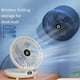 thumbnail image 3 of Household Dual-Use Kitchen Fan,3 Speed Foldable Desk Wall Mount Fan, 90 Adjustable Portable Fan for Bedroom&Kitchen,A, 3 of 5