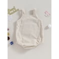 thumbnail image 4 of Wassery Baby Boys Girls Corduroy Bodysuits Infant Christmas Clothes Elk Embroidery Sleeveless Straps Romper Newborn Fall Jumpsuits Playsuit 0-18M, 4 of 8