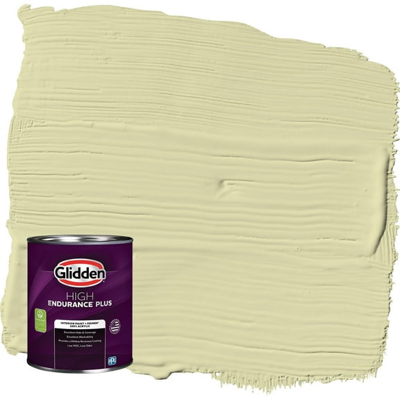 Glidden HEP Misty Moor / Green Semi-Gloss Interior Paint with Primer, 1 Quart