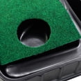 Crestgolf Portable Indoor Golf Putting Green Mat with Automatic Ball ...