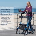 thumbnail image 3 of Upright Walker Drive Medical Elevate gris con asiento, 3 of 7