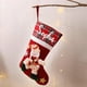 thumbnail image 1 of 2023 Medias navideñas personalizadas con nombre, Medias navideñas con cuadros rojos Almacenamiento de regalos personalizado Adornos navideños, 1 of 4