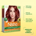 thumbnail image 3 of Nisha Creme Hair Color | Permanent Long Lasting Hair Dye Colour Kit | Mahogany | Mini Box 40gm / 1.35 Oz, 3 of 8