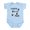 Sky Blue, variant on CafePress - Leader Of The Pack Infant Bodysuit - Baby Light Bodysuit, Size Newborn - 24 Months