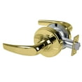 thumbnail image 2 of Schlage ND10S ATH 605 ND Series Bright Brass Passage Function Lever, 2 of 2