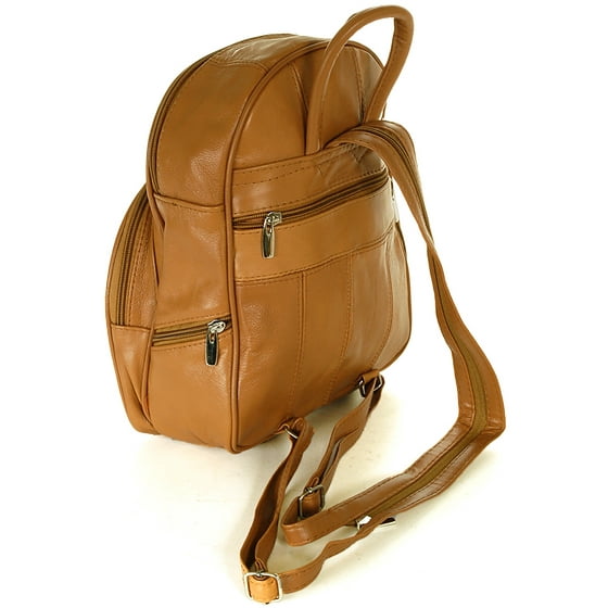 SBR Designs - New Leather Backpack Purse Sling Bag Back Pack Shoulder ...