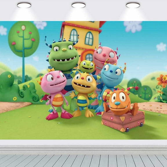 Henry Hugglemonster Taspestry Poster Banner Backdrop Background Wall Decor Party Supplies
