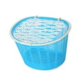 thumbnail image 2 of Portabicicletas, contenedor duradero para artículos diversos, cesta delantera desmontable para bicicleta, manillar, cesta para bicicleta plegable al azul, 2 of 8