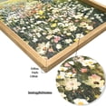 thumbnail image 4 of Euroco Vintage Landscape Wall Art,16x24in Framed Canvas Prints Art Classical Wildflower Field Meadow Flowers Painting, Rustic Landscape Large Wall Art for Living Room Bedroom Home Bathroom Wall Decor, 4 of 8