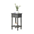 thumbnail image 3 of Convenience Concepts French Country Khloe 1 Drawer Accent Table with Shelf, Wirebrush Dark Gray, 3 of 4