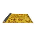 thumbnail image 2 of Ahgly Company Indoor Rectangle Solid Yellow Modern Area Rugs, 7' x 9', 2 of 4