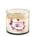 thumbnail image 1 of Candle Bath & Body Works, flor de cerezo japonés, 3 mechas, 430 ml, 1 of 1