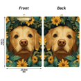thumbnail image 5 of FORMRS Acrylic Clipboard with Low Profile Clip Standard A4 Letter Size, 12.5" x 9", Flowers and Dog, 5 of 8