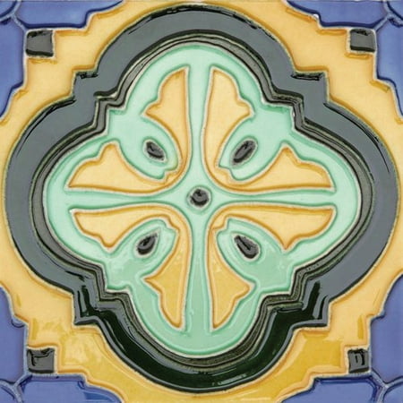 Hand Painted Field Tile - Solistone Acapulco 6