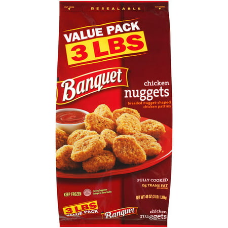 Banquet Value Pack Chicken Nuggets, 48 oz - Walmart.com