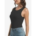 thumbnail image 4 of Women's Sleeveless Racerback Tank Top - Crew Neck Casual Basic Fashion Tee - Lightweight Breathable Summer Top, 4 of 4