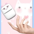 thumbnail image 4 of CCOCC Mini Printer Sticker Maker,Eco-Friendly Sticker Printer Machine,Student Use Inkless Printer,Pink, 4 of 5