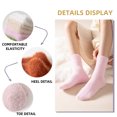 thumbnail image 4 of Women Furry Socks Soft Cozy Fluffy Slipper Socks Winter Warm Cute Mink Fleece Comfort Colored Sleeping Socks, 4 of 5