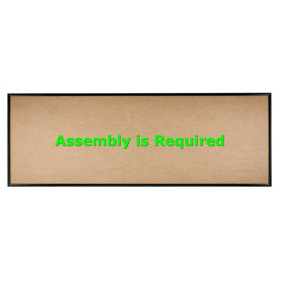 Quadro Frames 12x34 inch Picture Frame, Black, Style P375-3/8 inch Wide Molding