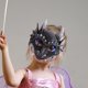 thumbnail image 5 of Cubierta facial Hugo Accesorios de disfraces de animal para niñas Negro, 5 of 8