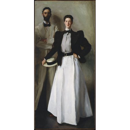 Mr and Mrs I N Phelps Stokes Poster Print by John Singer Sargent (American Florence 1856  “1925 London) (18 x