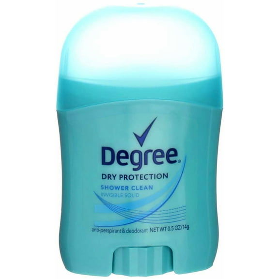 Degree Dry Protection Antiperspirant Deodorant Invisible Solid, Shower Clean, 0.5 oz (4 pack) (Bundle)