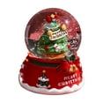 thumbnail image 2 of Juguetes de piscina, juguetes para bebés, juguetes para niños pequeños, muñeco de nieve navideño iluminado, bola de cristal, árbol de Navidad, adorno de escritorio, regalo decorativo, artículo artesan, 2 of 6