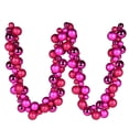 thumbnail image 1 of Vickerman 6' Fuchsia Asst Orn Ball Garland, 1 of 1