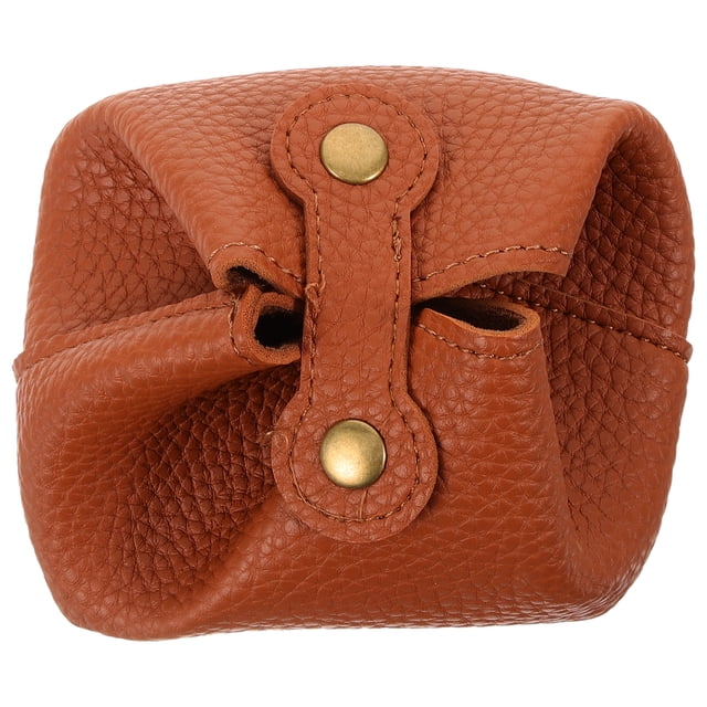 Wear-resistant Leather Mini Wallet Multi-functional Coin Bag Earphone Carrying Bag Outdoor Purse