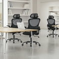 thumbnail image 7 of Casabay Ergonomic Office Chair, High-Back Mesh Desk Chairs with Flip-up Armrest Adjustable Headrests, Comfortable Lumbar Support, for Home, Work, Study, 7 of 7