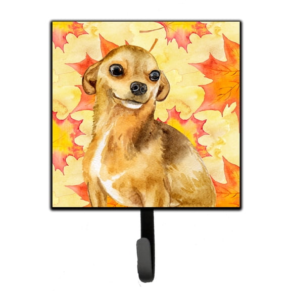 Chihuahua Fall Leash or Key Holder Yellow