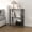Gray & Black, variant on HOMLUX 3-Tier 29.6" Corner Shelf, Open Shelves for Display and Storage, Perfect for Living Room and Office Organization, Black & Gray