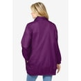 thumbnail image 2 of Woman Within Plus Size Fleece Nylon Reversible Jacket, 2 of 6