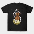 thumbnail image 1 of 5S Cello Cellist Classical String Instrument Music Artist Unisex T-Shirt, sizes up to 3XL, 1 of 4