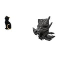 thumbnail image 1 of Figura de escritorio,Estatua de gato,linda estantería,escritorio,decoración del hogar,Figura de mesa,Estantes de sujetalibros Estatua de sujetalibros,Sujetalibros decorativos para libros, 1 of 8