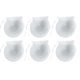 thumbnail image 4 of 100pcs Disposable Round Wood Pulp Filter Paper Coffee Tea Bag Tea Pouch for Loose Leaf Tea Powder (6cm White), 4 of 4