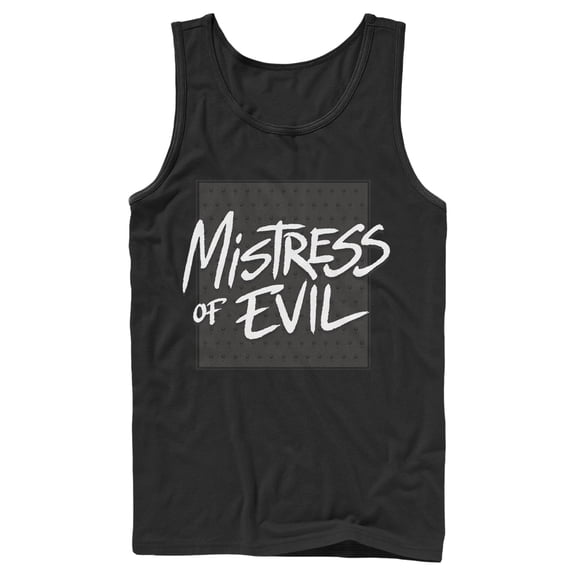Men's Maleficent: Mistress of All Evil Painted Sign Tank Top Black X Large